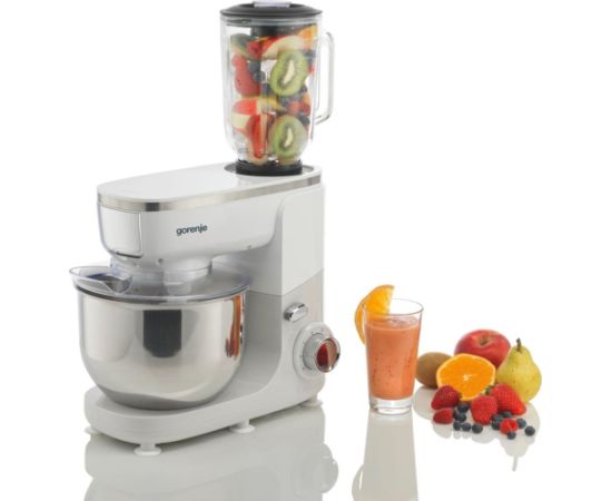 Food processor GORENJE MMC1005W Planetary robot 1000 W, 4.8 L White, Grey