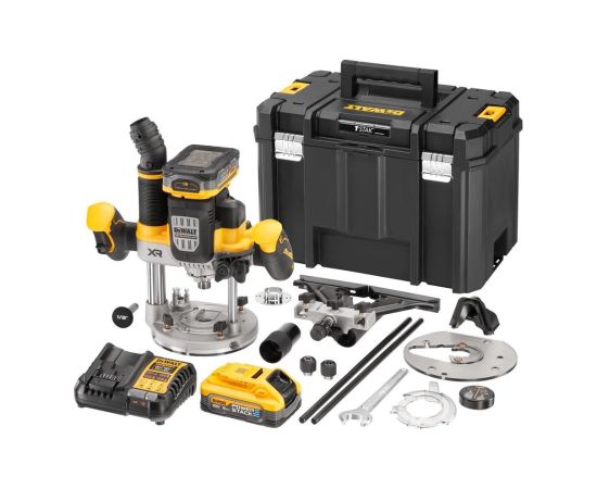 Frēze DeWalt DCW620H2-QW; 18 V; 2x5,0 Ah akum.