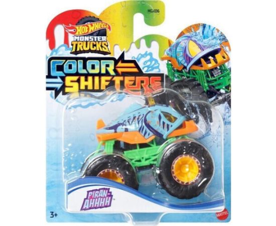 Mattel Hot Wheels Monster Trucks: Color Shifters - Piran-Ahhhh Vehicle (HVH85)