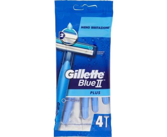 GILLETTE_Blue II Plus jednorazowe maszynki do golenia 4szt