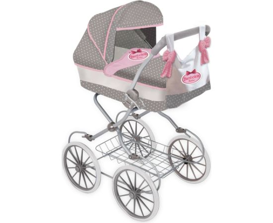 BAMBOLINA doll pram classic with handbag, BD1606