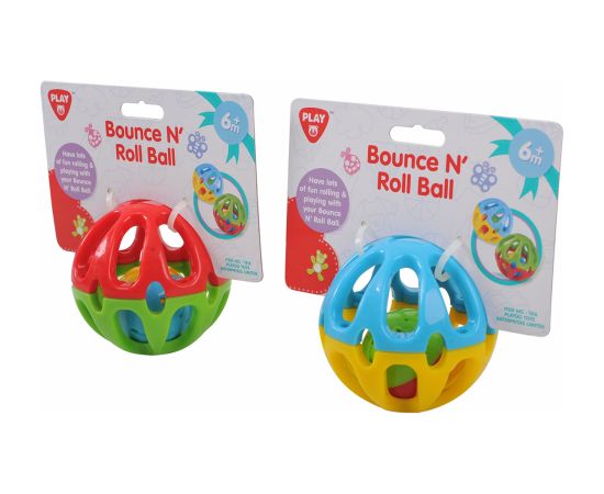 PLAYGO INFANT&TODDLER BOUNCE N' ROLL BALL - 2 ASSORTED, 1516