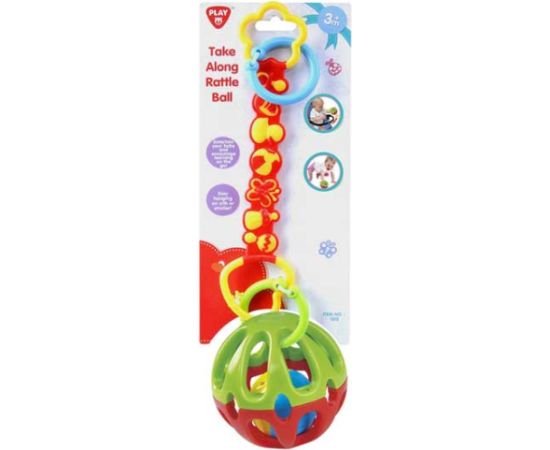 PLAYGO INFANT&TODDLER TAKE ALONG RATTLE BALL, 1512