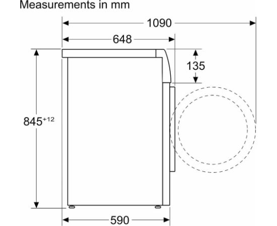 Bosch WGB244A0SN s8 veļas mašīna 9kg 1400rpm iDOS Steam