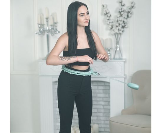 Hula Hoop ar atsvaru inSPORTline Lite 69 - 135 cm