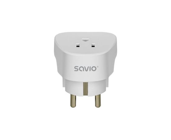 Strāvas adapteris SAVIO Travel adapter US socket - EU plug