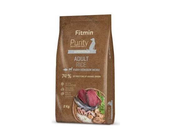 FITMIN Purity Rice Adult Fish&Venison 2 kg