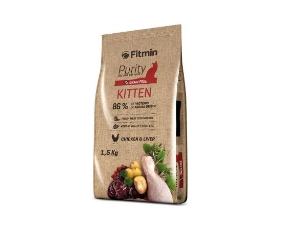 FITMIN Purity Kitten cats dry food 1.5 kg