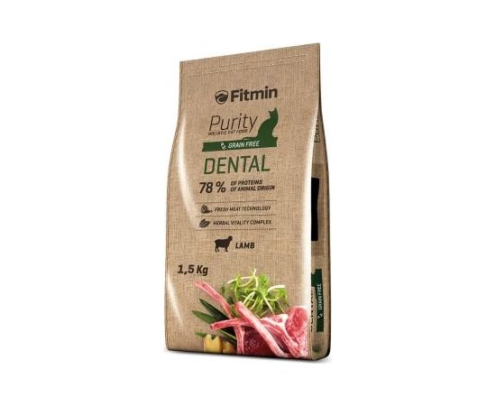 FITMIN Purity Dental cats dry food 1.5 kg Adult