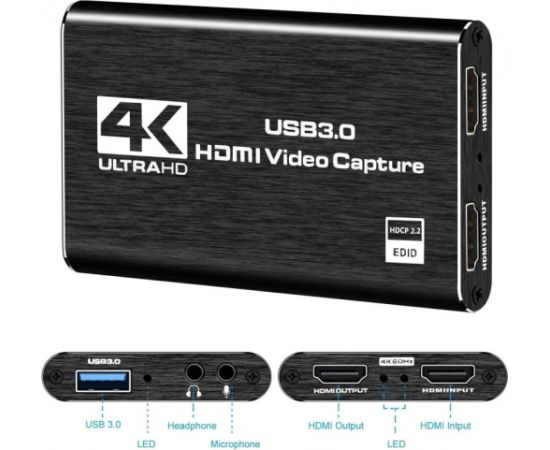 RoGer video capture card HDMI 4K