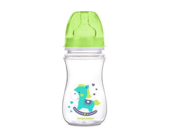 CANPOL BABIES bottle wide neck 240ml EasyStart colorful animals 35/206