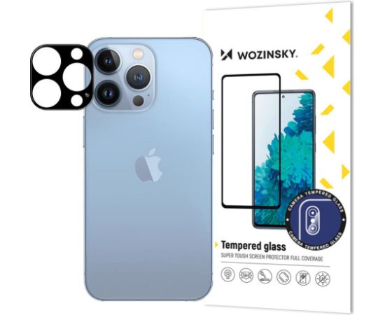 Wozinsky   9H tempered glass for iPhone 15 Pro Wozinsky Full Camera Glass - black