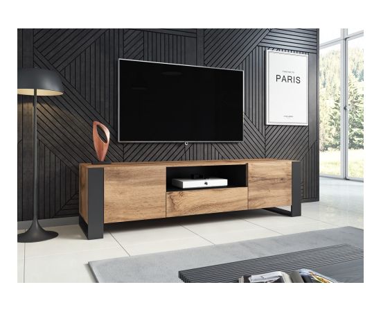 Cama Meble Cama TV stand WOOD wotan/antracite