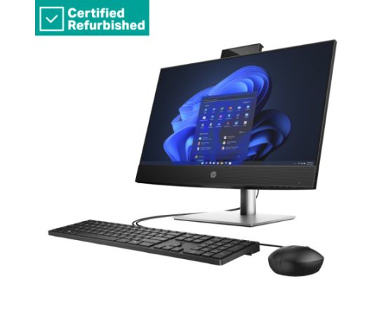 RENEW SILVER HP Pro 440 G9 AIO All-in-One - i5-13500T, 8GB, 512GB SSD, 23.8 FHD Non-Touch AG, Height Adjustable, USB Mouse, Win 11 Pro, 1 years   623T1ETR#AB9