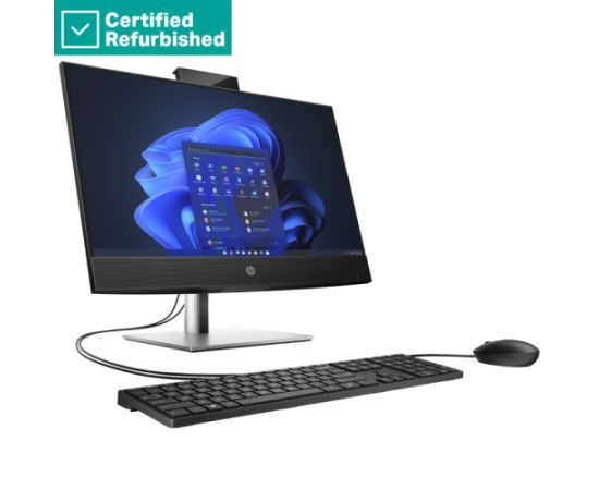 RENEW SILVER HP Pro 440 G9 AIO All-in-One - i5-13500T, 8GB, 512GB SSD, 23.8 FHD Non-Touch AG, Height Adjustable, USB Mouse, Win 11 Pro, 1 years   623T1ETR#AB9