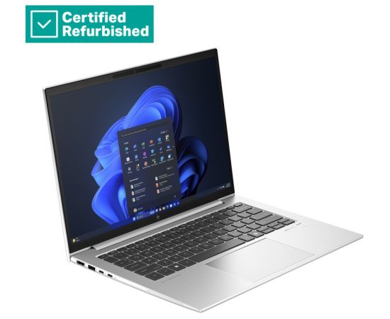 RENEW SILVER HP EliteBook 845 G11 - Ryzen 7 PRO 8840U, 64GB, 512GB SSD, 14 WQXGA 500-nit 120Hz AG, IR Cam, FPR, US RUS backlit keyboard, 56Wh, Win 11 Pro, 1 years   B0WH0E8R#UUQ