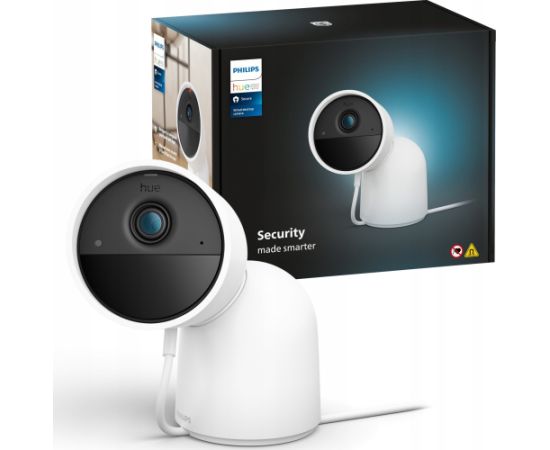 Kamera IP Philips Hue | Secure Wired Desktop Camera | Bullet | IP65 | White