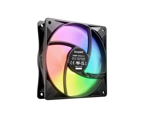 be quiet! LIGHT WINGS LX 120mm PWM 3-Pack Black Computer case Fan 12 cm 3 pc(s)