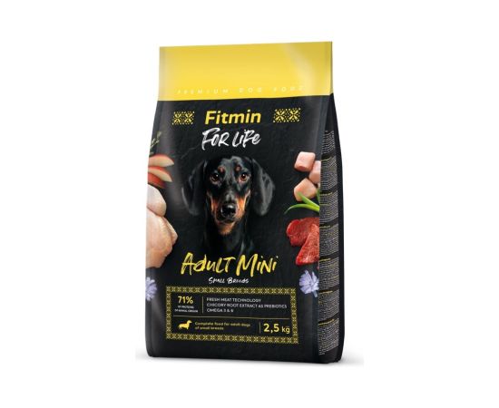 FITMIN Dog For Life Adult Mini - Karma sucha dla psów - 2,5kg