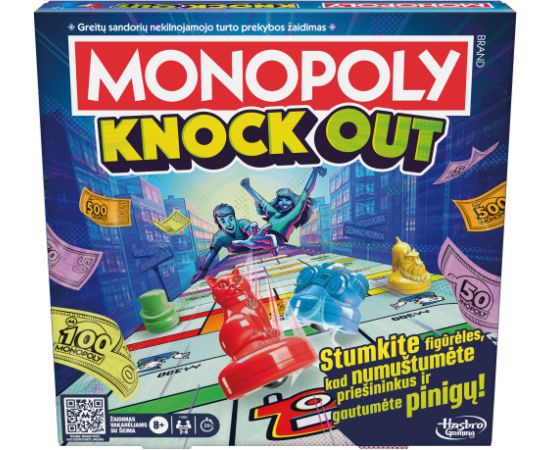 MONOPOLY Galda spēle Knockout (lietuviešu valodā)