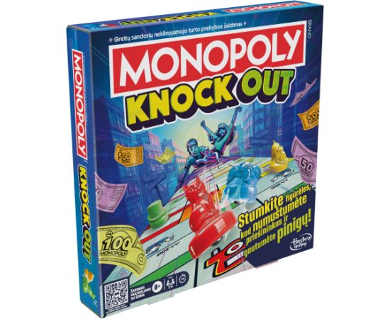 MONOPOLY Galda spēle Knockout (lietuviešu valodā)