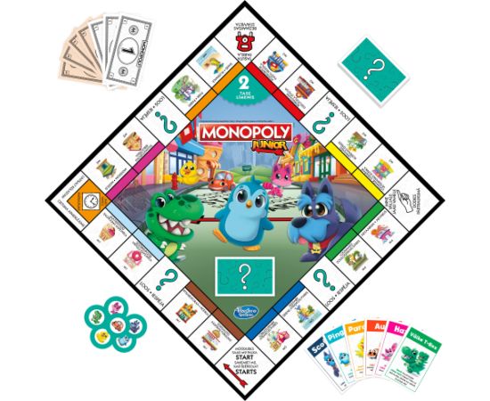 MONOPOLY Настольная игра Junior 2 в 1 (на эстонском и лат. языке)