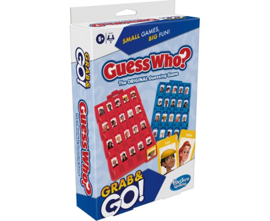 Hasbro Ceļojumu spēle Guess Who Grab&Go