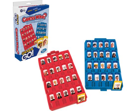 Hasbro Ceļojumu spēle Guess Who Grab&Go