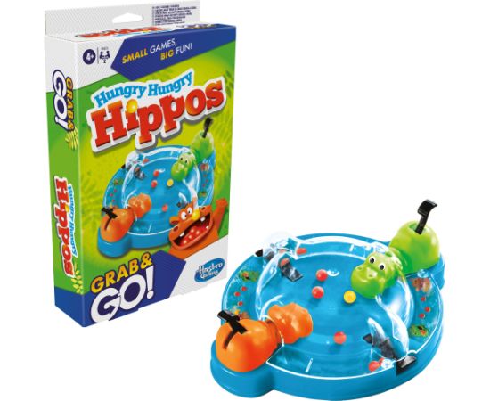 Hasbro Ceļojumu spēle Hungry Hungry Hippos Grab&Go