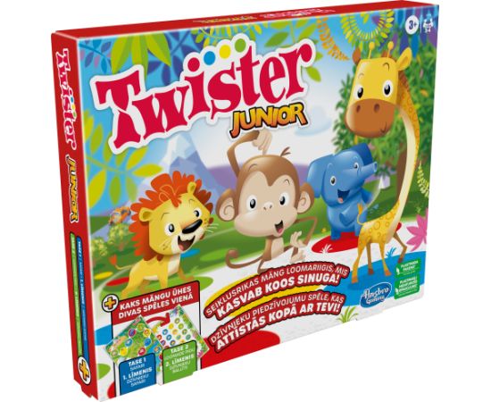 Hasbro Galda spēle "Twister Junior" (latviešu un igauņu val.)