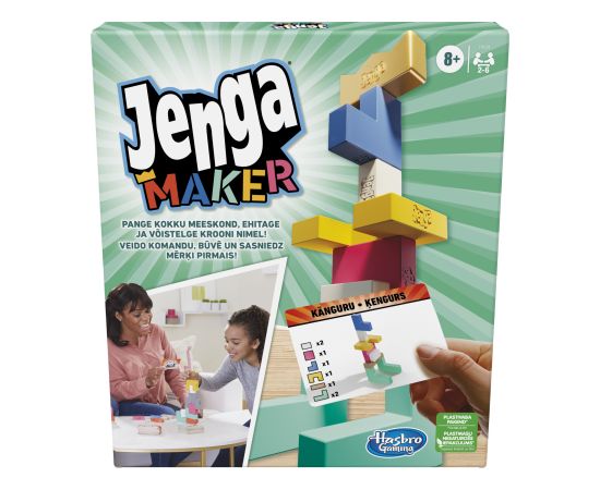 Hasbro JENGA Galda spēle "Jengas veidotājs" (igauņu un latviešu val.)