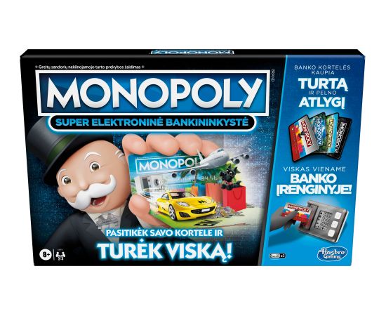 MONOPOLY Настольная игра Монополия Бонусы без границ (на литовском яз.)