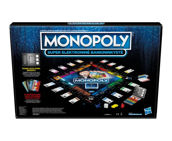 MONOPOLY Настольная игра Монополия Бонусы без границ (на литовском яз.)