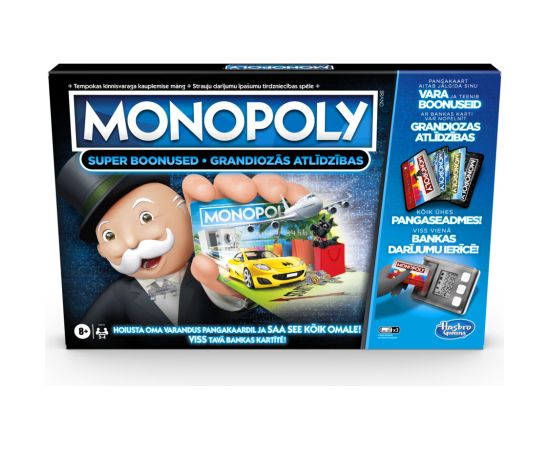 MONOPOLY Настольная игра Монополия Бонусы без границ (на эстонском и латышском яз.)