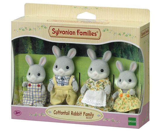 SYLVANIAN FAMILIES Семья Kроликов Xлопкохвостикoв