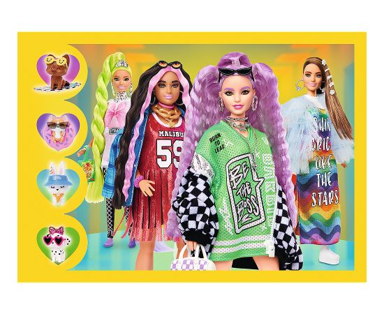 Mattel TREFL BARBIE Pužļu komplekts 4in1