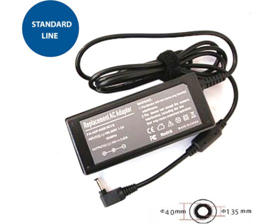 Extradigital Laptop Power Adapter ASUS 65W: 19V, 3.42A