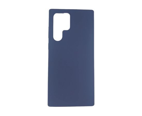 Evelatus Samsung  Galaxy S22 Ultra Premium Soft Touch Silicone Case Navy Blue