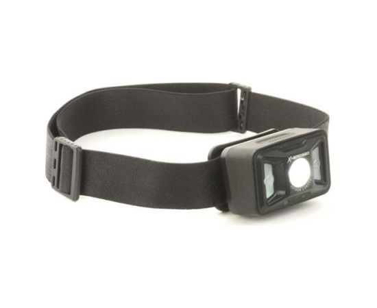 Author Headlamp X-Head 450 lm Silicone USB (Wht/Grn LED)  (black)