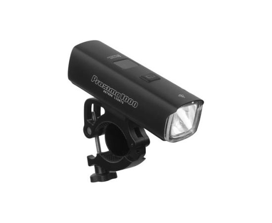 Author Head light PROXIMA 1000 lm / HB 22-38 mm USB Alloy  (black)