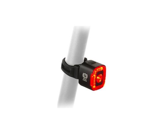 Author Rear Light Cubus/Brake USB CobLed 70 lm Alloy  (black/red-lens)