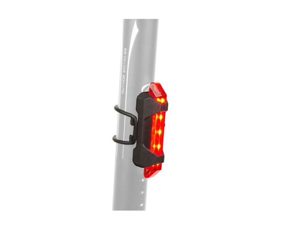 Author Flashing light A-Stake Mini USB  (black/red-lens)