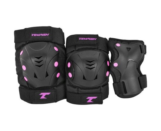 Tempish TAKY set of knee elbows and wrist protectors Pink Size L