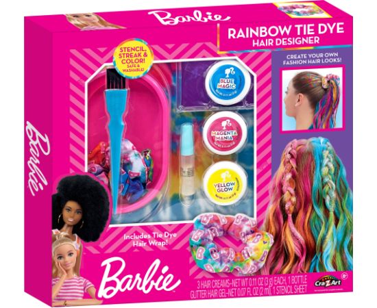 Mattel BARBIE Matu dizaina komplekts Batikotā varavīksne