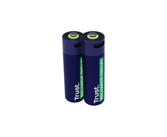 Baterijas Trust USB-C Rechargeable AA Batteries 2pack