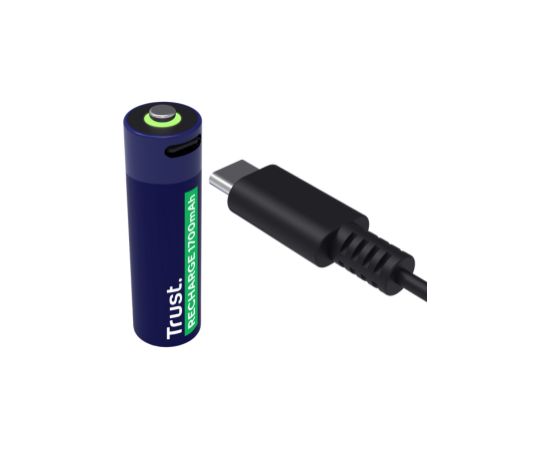 Baterijas Trust USB-C Rechargeable AA Batteries