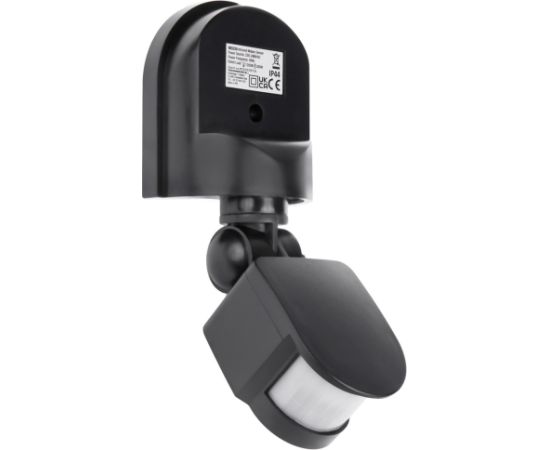 Maclean MCE25 GR Wall-Mounted 180° Motion & Dusk Sensor, 1200W Max, Grey