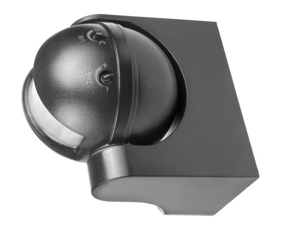 Maclean MCE358 GR Infrared PIR Motion Sensor IP44 Grey Range 12m Max Load 800/1200W Movement Detector