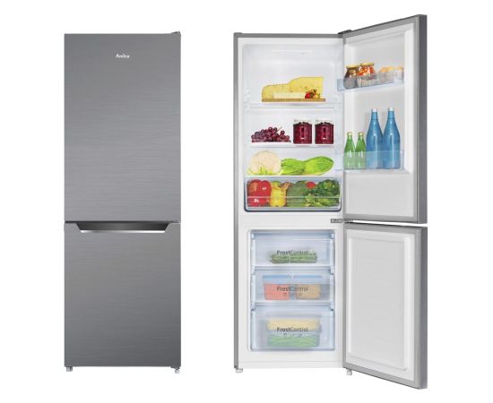 Amica freestanding fridge-freezer FK2425.4UNTX(E) Silver