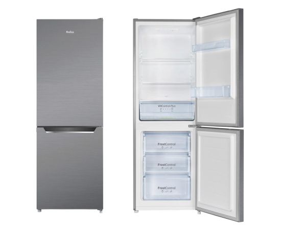 Amica freestanding fridge-freezer FK2425.4UNTX(E) Silver